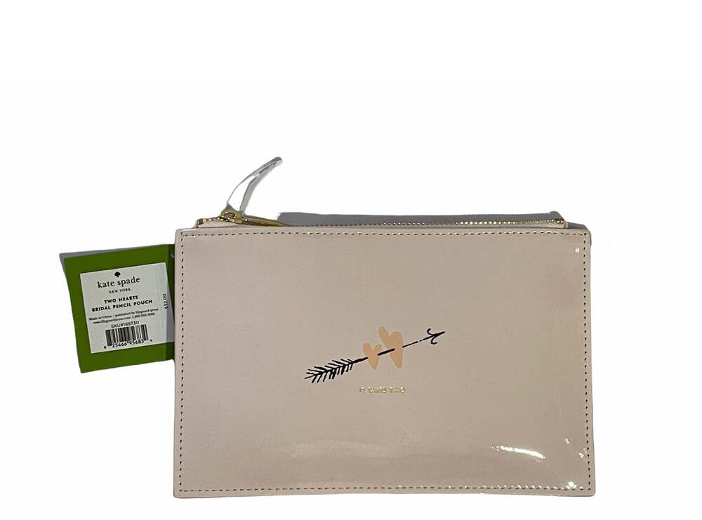 Kate Spade new york Two Hearts Bridal Pencil Pouch Tape Measure Sticky note Set